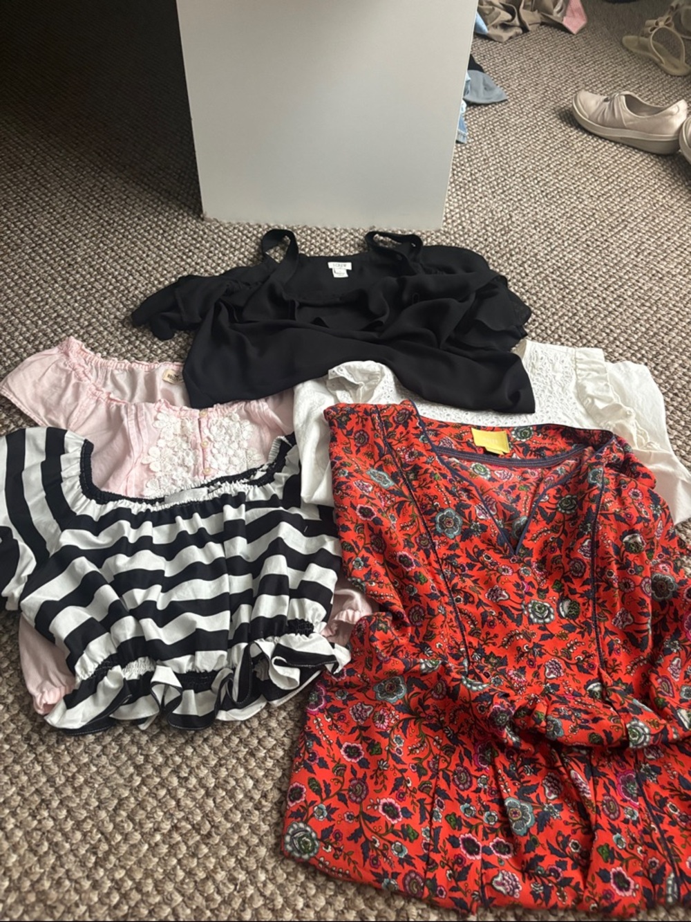 Caroline Constas , Hollister, Mauve, JCrew, Loft Bundle tops